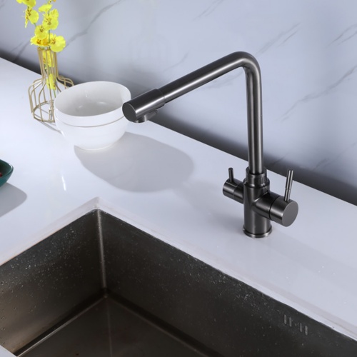 360 Swivel Kitchen Sink Faucet 3 Function Water Purifier Filter Mixer Tap BL-63009